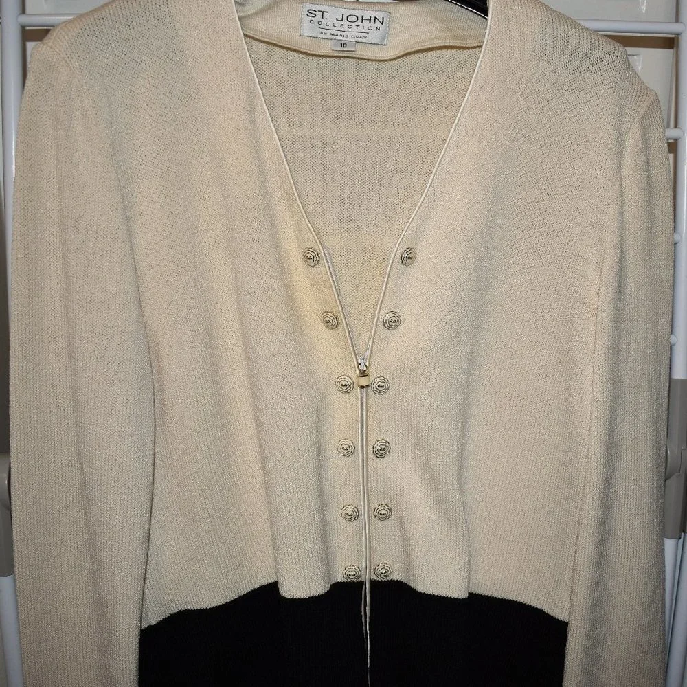 St. John Collection Zip-Up Jacket - Picture 1 of 5